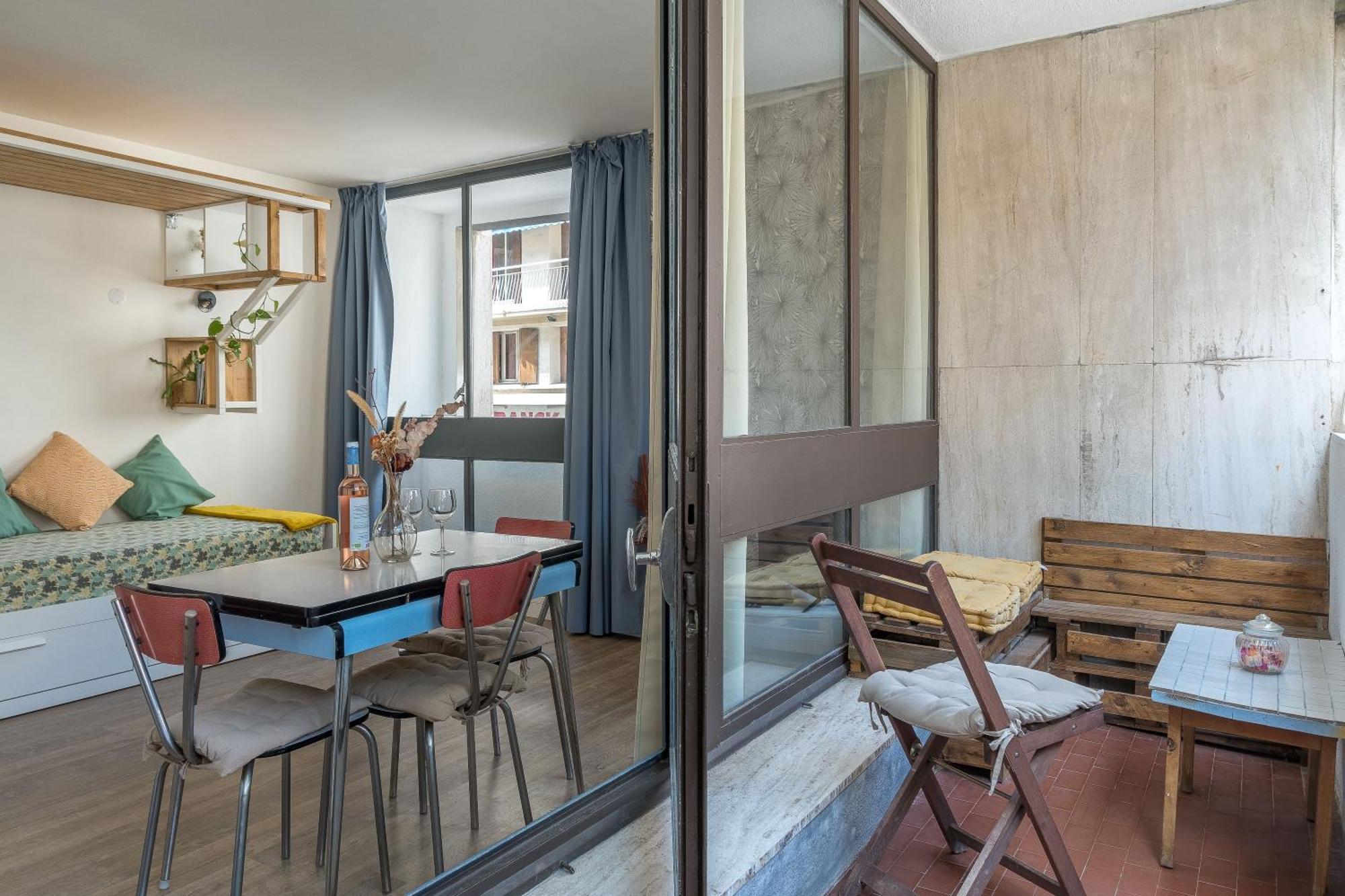 *Las Flores* Joli Studio Avec Balcon 마르세유 외부 사진