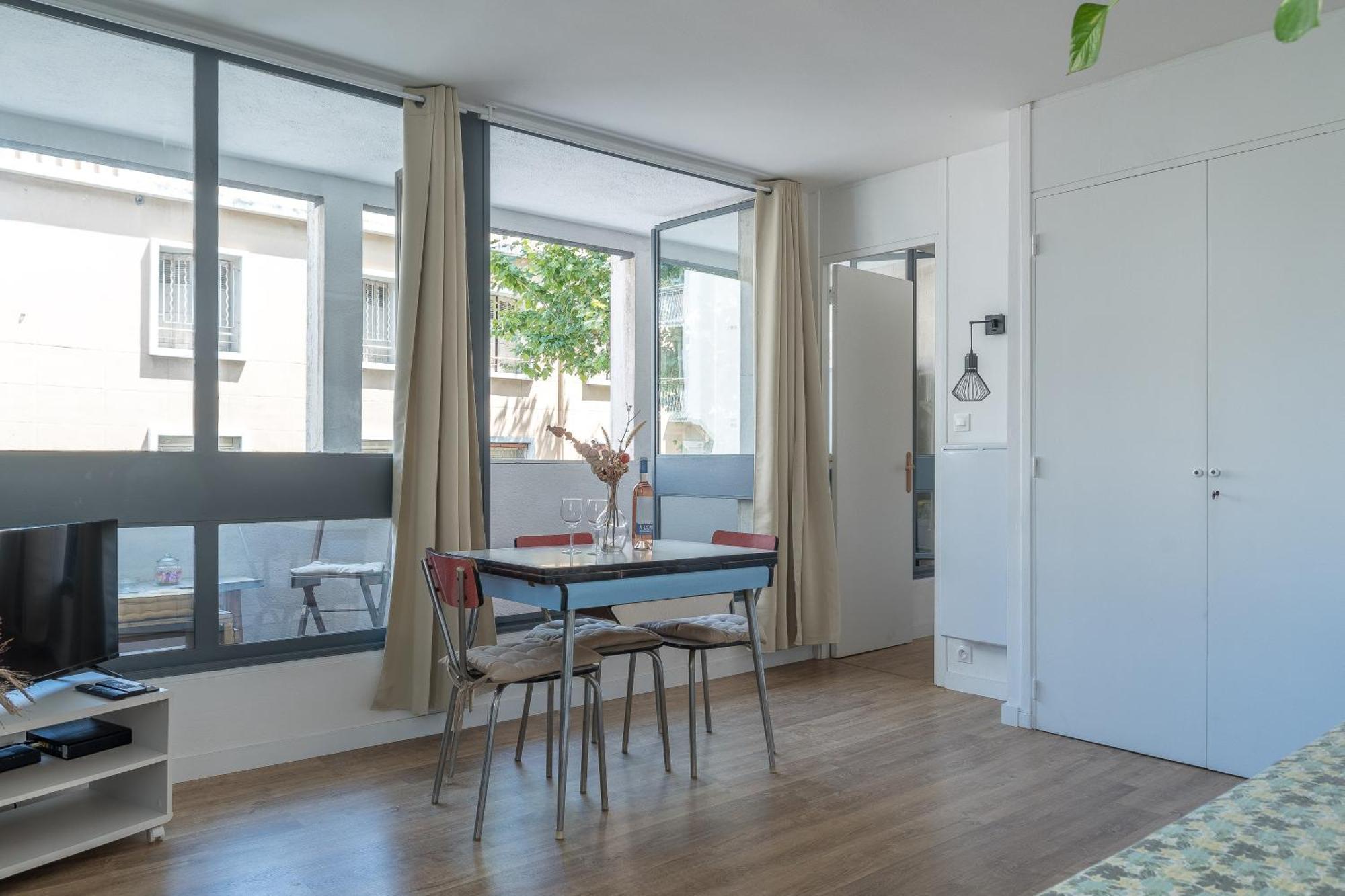 *Las Flores* Joli Studio Avec Balcon 마르세유 외부 사진